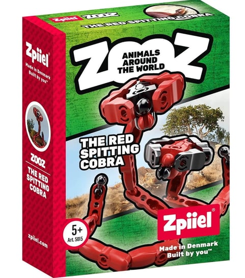 Zpiiel ZooZ Klocki Konstrukcyjne Czerwona Plująca Kobra Inny producent