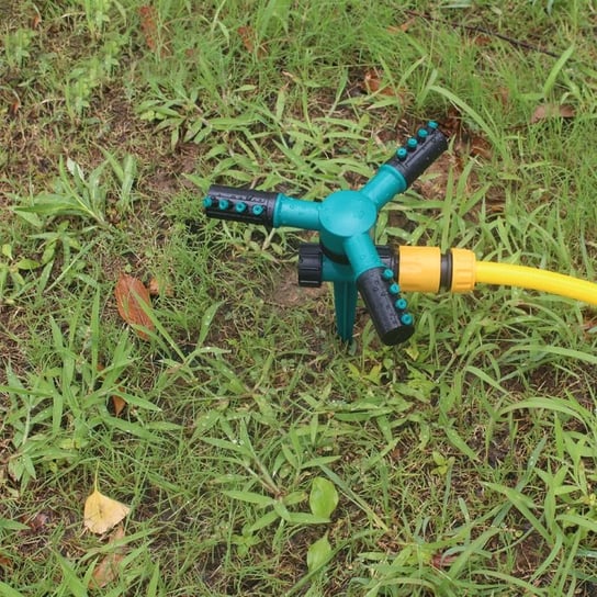 Zraszacz ogrodowy wbijany obrotowy do węża Hedo