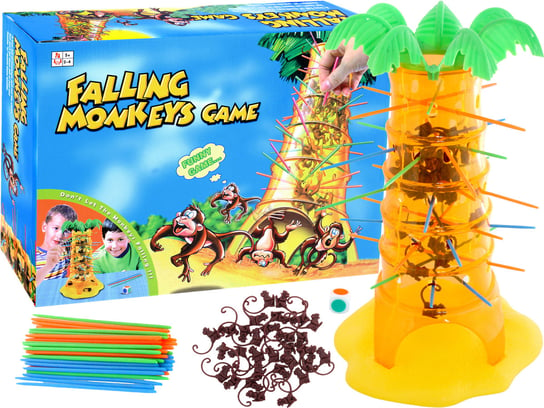 Zręcznościowa Gra SPADAJĄCE MAŁPKI Palma Skaczące Małpy Rodzinna Pegaz Toys