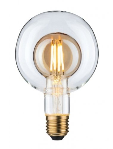 Źródło LED Inner Shape G95 450 lm E27 4W 2700K Ściemnialne Przeźroczysty/ Złoty PAULMANN