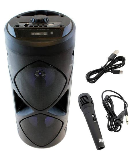Zs45D Głośnik Bezprzewodowy Boombox Kolumna Duży 2 Głośniki Usb 10W Czarny Aptel