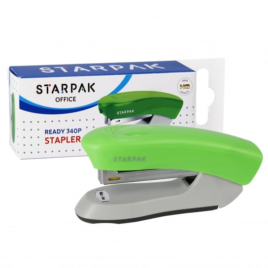 Zszywacz 12k 10 zielony  STARPAK 521072 Starpak