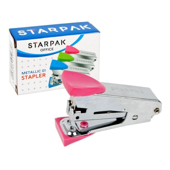 Zszywacz Metallic 01 Różowy Starpak 437781 Starpak