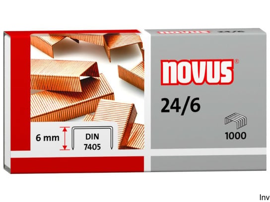 zszywki miedziowane 24/6 1000szt novus 040-206 NOVUS