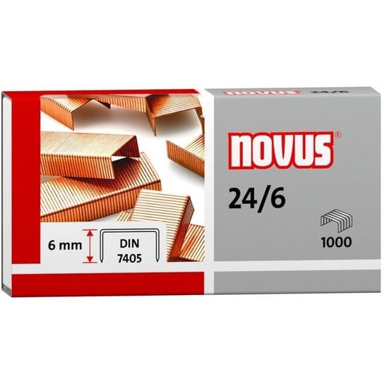 Zszywki, Novus, 24/6, 1000 sztuk Novus