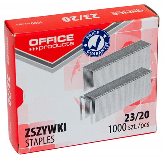 zszywki office products, 23/20, 1000szt. Office Products