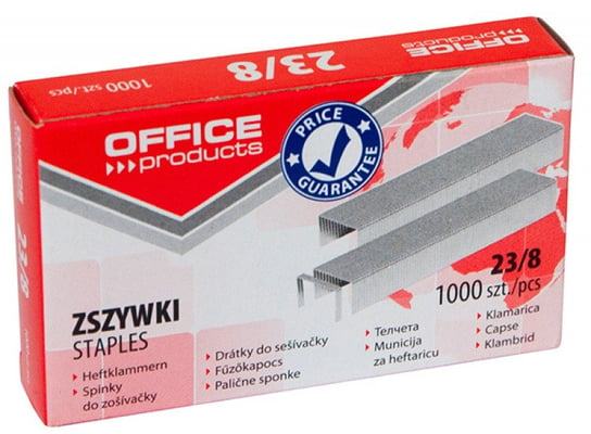zszywki office products, 23/8, 1000szt. Office Products
