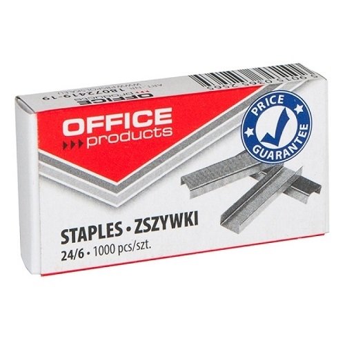 Zszywki office products 24/6 1000szt. Neopak