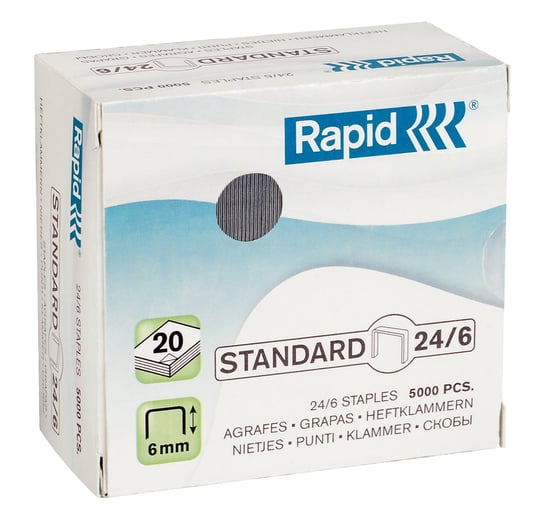 Zszywki Rapid Standard 24/6 5000 Szt Rapid