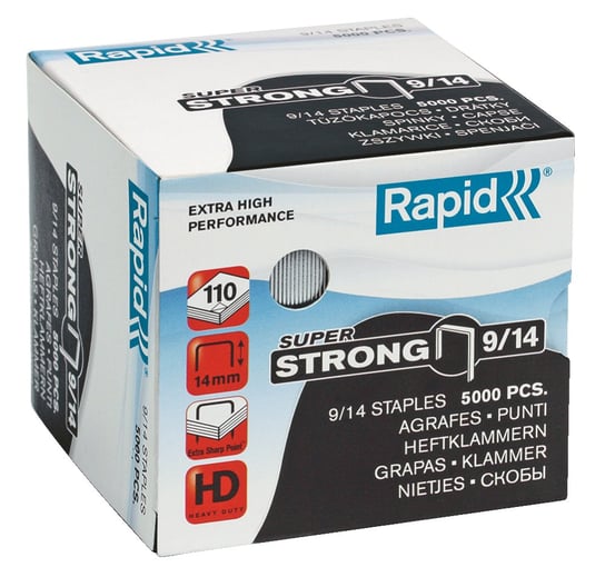 Zszywki Rapid Super Strong 9/14 5000 Szt Rapid