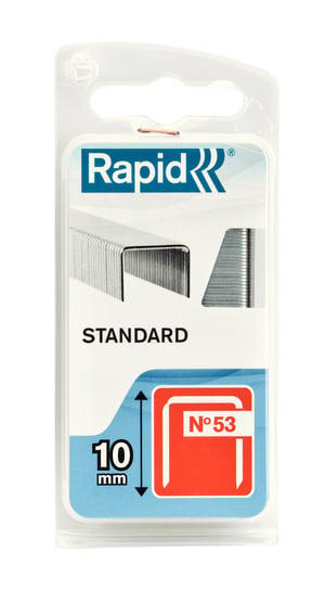 Zszywki Standard 53/10 Mm 1082 Szt. Blister Rapid Rapid