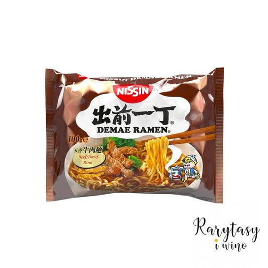 Zupa Błyskawiczna Instant Ramen z Wołowiną " Demae Ramen Instant Noodles Beef" 100g Nissin Nissin