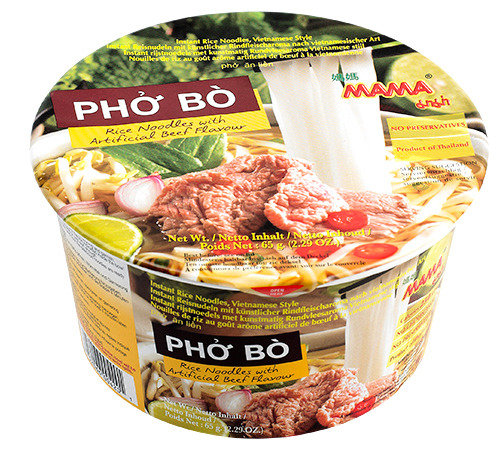 Zupa Pho Bo wołowa z makaronem ryżowym 65g - MAMA MAMA