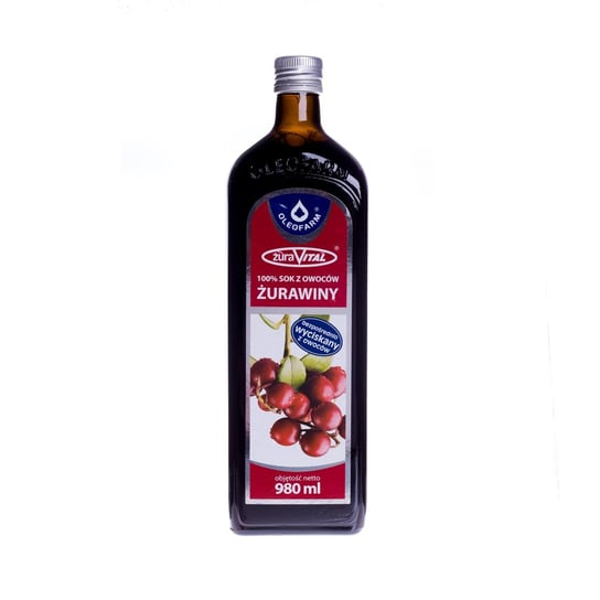 ŻuraVital, sok z owoców żurawiny, 980 ml Oleofarm