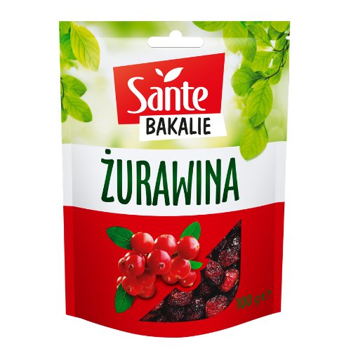 Żurawina wielkoowocowa 100g Sante