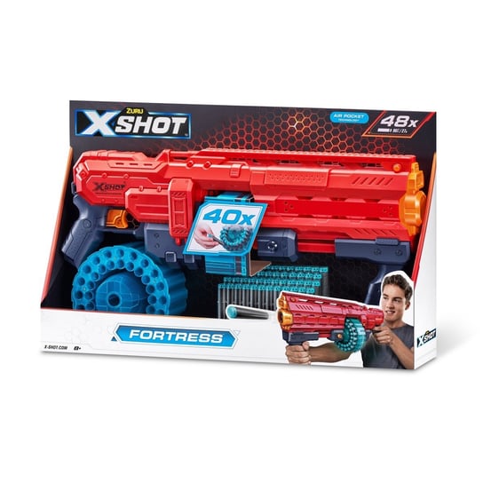 Zuru, X-Shot wyrzutnia Excel Fortress + 48 strzałek X-Shot