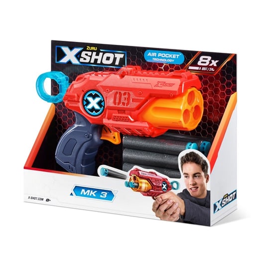 Zuru, X-Shot wyrzutnia Excel MK 3 + 8 strzałek X-Shot