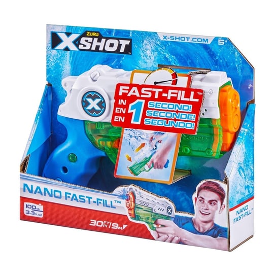 ZURU, X-Shot wyrzutnia wodna Fast-Fill Nano X-Shot