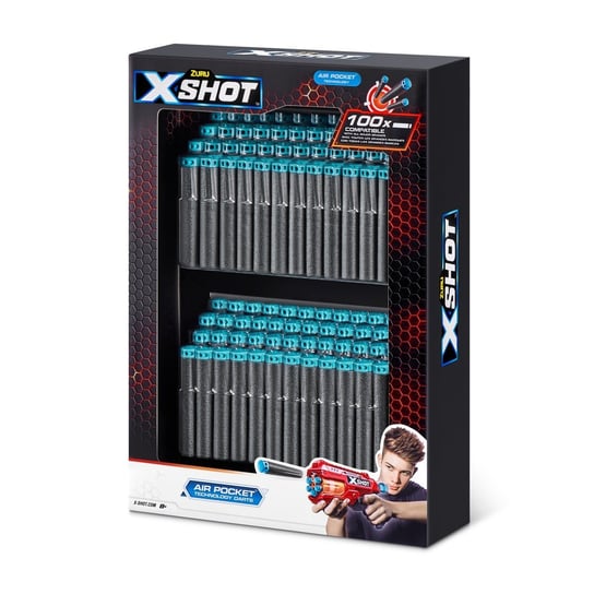 Zuru, X-Shot zestaw strzałek Excel Foam 100 sztuk X-Shot