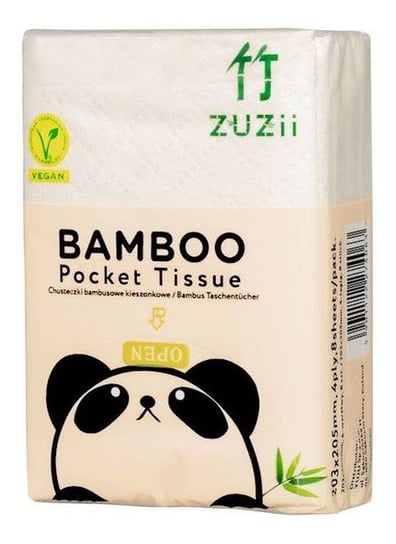 ZUZii, zestaw bambusowych chusteczek higienicznych, 4-warstwowe, 8 szt. ZUZii