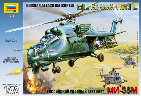 Zvezda, model do składania MIL Mi35M Hind E ZVEZDA