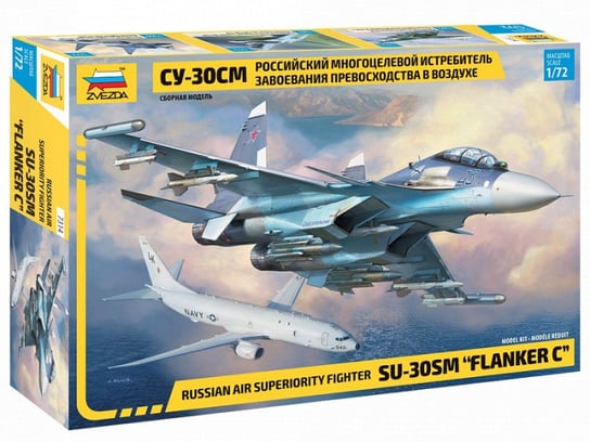 Zvezda, model plastikowy rosyjski myśliwiec Sukhoi Su-30 Sm ZVEZDA