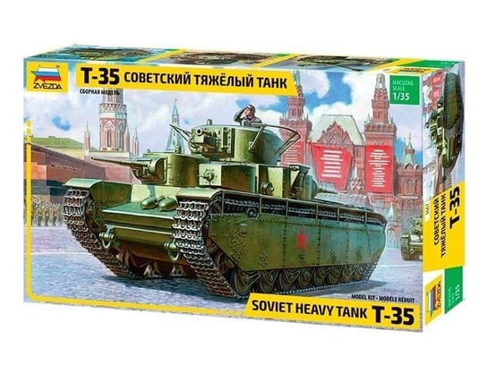 ZVEZDA T-35 Heavy Soviet tank ZVEZDA