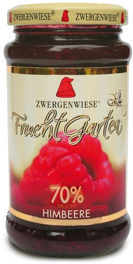 Zwergenwiese, mus malinowy (70% owoców) bezglutenowy bio, 225 g Zwergenwiese