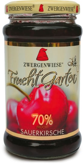 Zwergenwiese, mus wiśniowy (70% owoców) bezglutenowy bio, 225 g Zwergenwiese