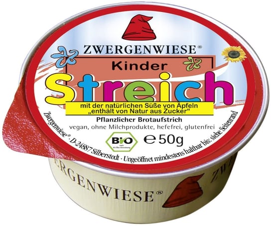 Zwergenwiese, pasta słonecznikowa dla dzieci bezglutenowa bio, 50 g Zwergenwiese