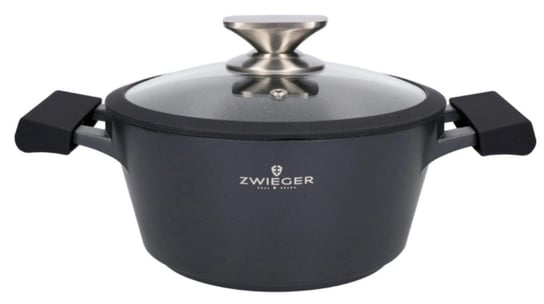 Zwieger, garnek z pokrywką, Black Stone, 20 cm Zwieger