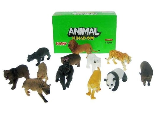 Zwierzęta dzikie 12 rodz. 9-12cm Hipo mix cena za 1 szt Hipo