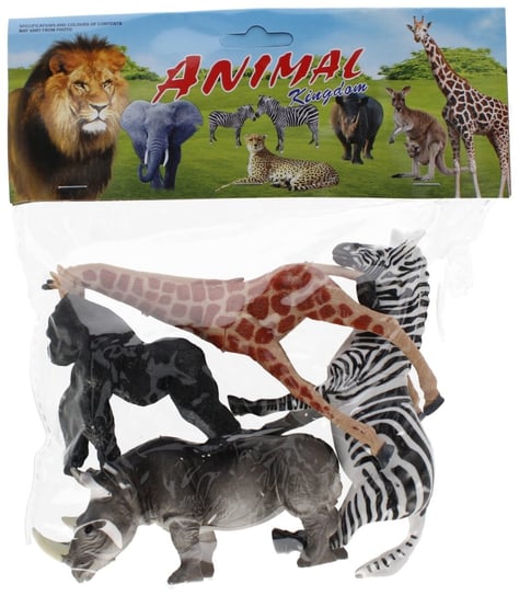 Zwierzęta dzikie figurki 4szt  MEGA CREATIVE Inna marka
