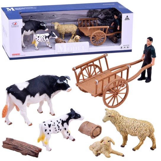 Zwierzęta zagroda Krowa zestaw figurki ZA2606 Inna marka