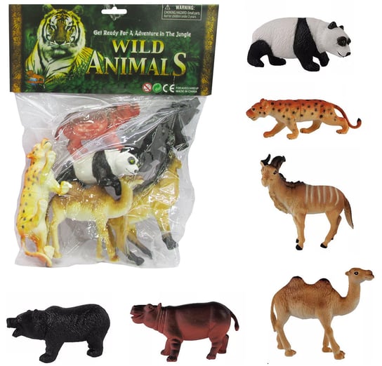Zwierzęta Zoo 6 Sztuk Zabawka Dla Dzieci Trifox