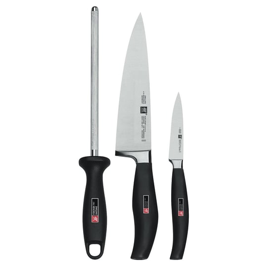 ZWILLING, FIVE STAR Zestaw 2 noży + ostrzałka Zwilling