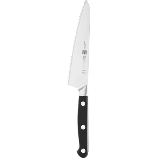 Zwilling, Kompaktowy nóż szefa kuchni z ząbkami 14 cm Zwilling