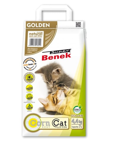 Żwirek BENEK Corn Cat Golden, 7 l Benek