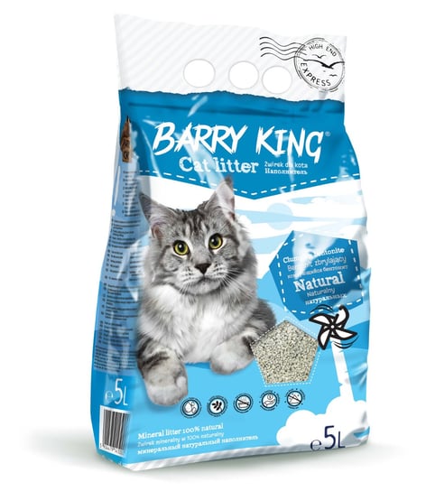Żwirek dla kota BARRY KING BK-14500 bentonit naturalny 5 l Barry King