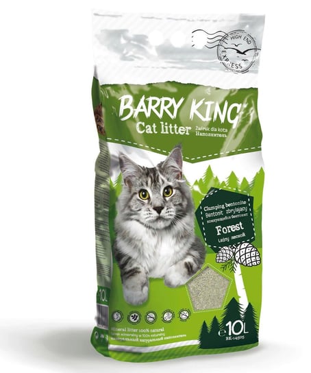 Żwirek dla kota BARRY KING BK-14505 bentonit leśny 10 l Barry King