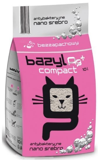 Żwirek dla kota BAZYL Ag+ Compact, 5 l Bazyl
