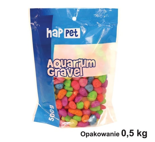 Żwirek do akwarium Happet fluor czerw. 0.3cm 0.5kg Inny producent