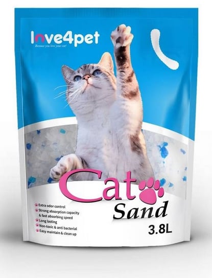 Żwirek silikonowy CAT SAND, 3,8l Qingdao Joint And Lucky industrial