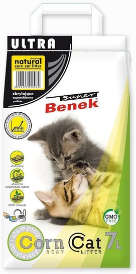 Żwirek Super Benek Corn Cat Ultra Naturalny 7l Benek