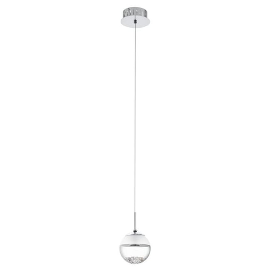 Zwis kryształowy EGLO, Montefio 1, biało-srebrny, LED, 1x5W Eglo