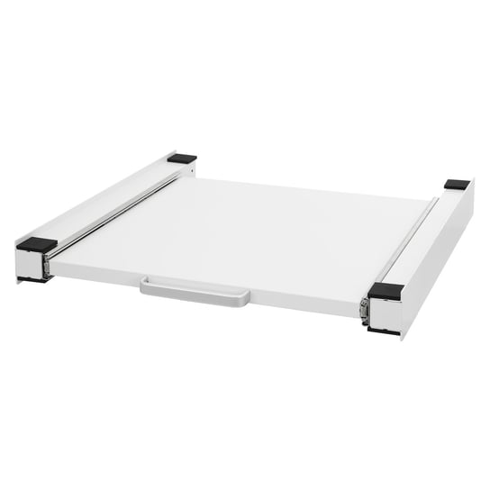 Zwischenbaurahmen mit Ausziehplatte 60x60 cm Weiß aus Stahl ML-Design ML-DESIGN
