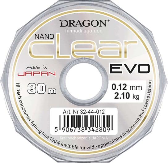 Żyłka Dragon Nano Clear EVO DRAGON