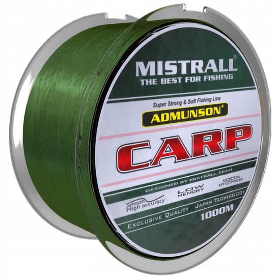 ŻYŁKA KARPIOWA MOCNA MISTRALL ADMUNSON CARP CAMOUFLAGE 0,28 MM 1000 M Mistrall