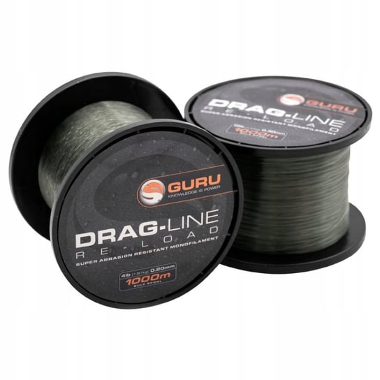 ŻYŁKA MONOFILAMENT GURU DRAG-LINE 1000 M - 0.20 MM 4 LB Guru