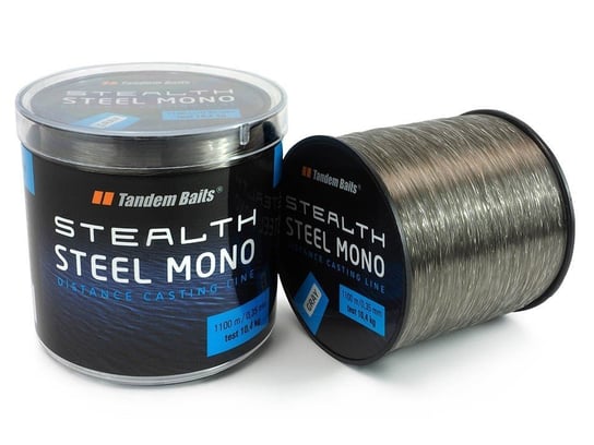 Żyłka Tandem Baits Stealth Steel Mono 0,28Mm 6,3Kg 600M Gray Inna marka